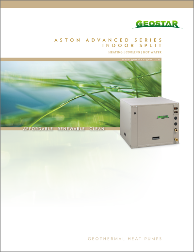 Aston Advanced Series Indoor Split brochure cover