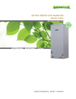 Aston Series Air Handler brochure cover