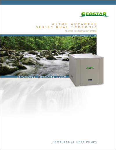 Aston Advanced Series Dual Hydronic brochure cover