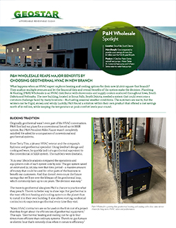Case Study: P&H Wholesale brochure cover